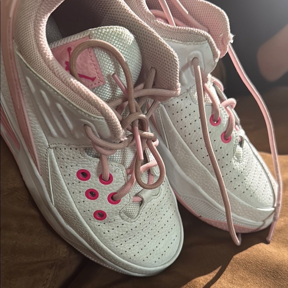 Jordan Kids Sneakers White and Pink